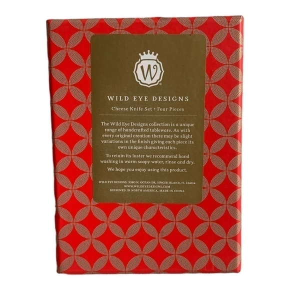 NIB Cheese Cutters Stainless Steel Cheese Knives Set of 4 Cheese Knife Spreaders - Picture 4 of 4